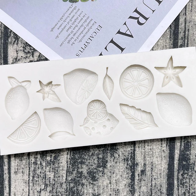 Citrom Narancssárga Szilikon Cukrász Penész Gyanta Szerszámok Csokoládé Cupcake Sütés Fondant Sütemény Díszítő - Image 2