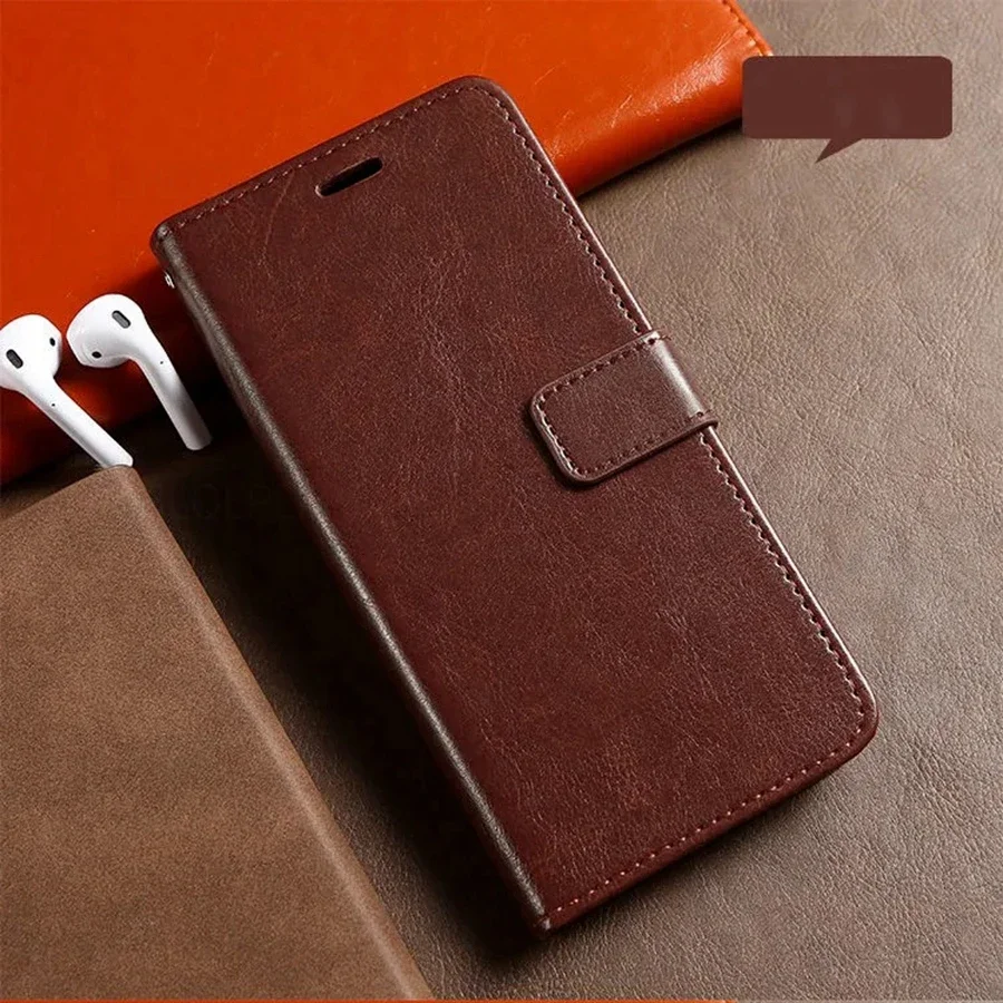 Luxury Leather Flip Wallet Phone Case Cover