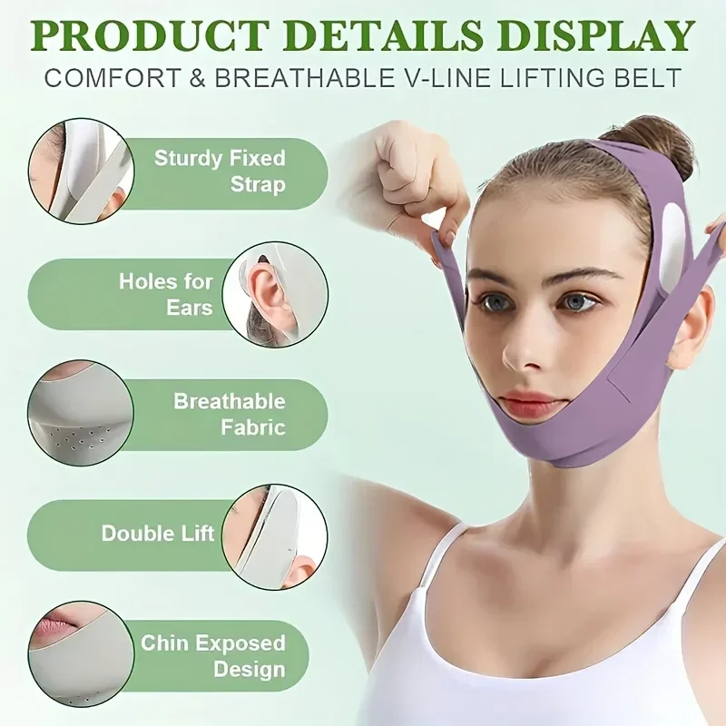Graphene Fiber Face Lift Band for Facial Fitness