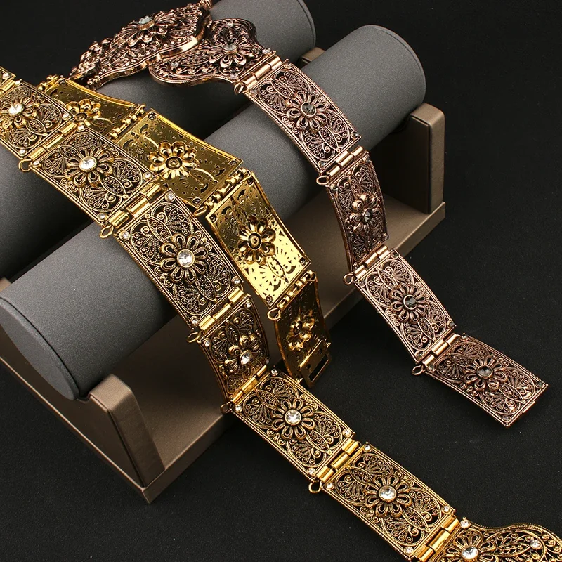 new caucasus women metal belt wedding