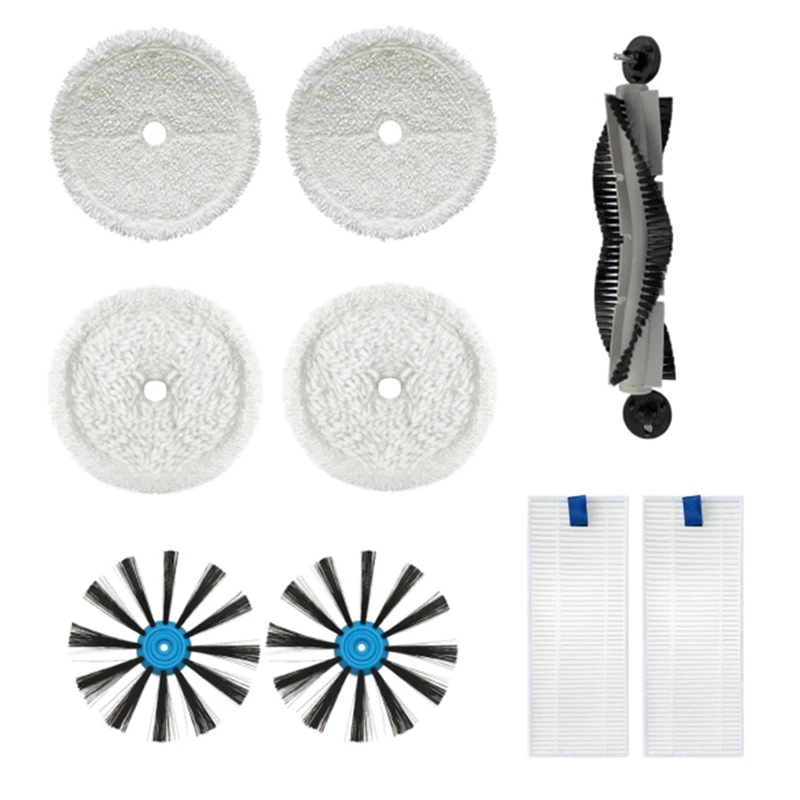 

Запчасти для швабры, запчасти, аксессуары для Bissell 3115 EV675 аксессуары для робота-пылесоса, основная боковая щетка, ткань для швабры