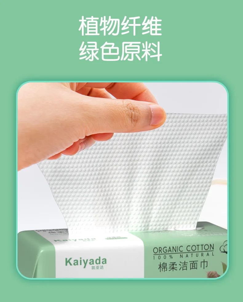 100 Asciugamani Monouso In Cotone - 20x20cm, Ipoallergenici, Per Viso E Igiene, Usa E Getta - Foto 3