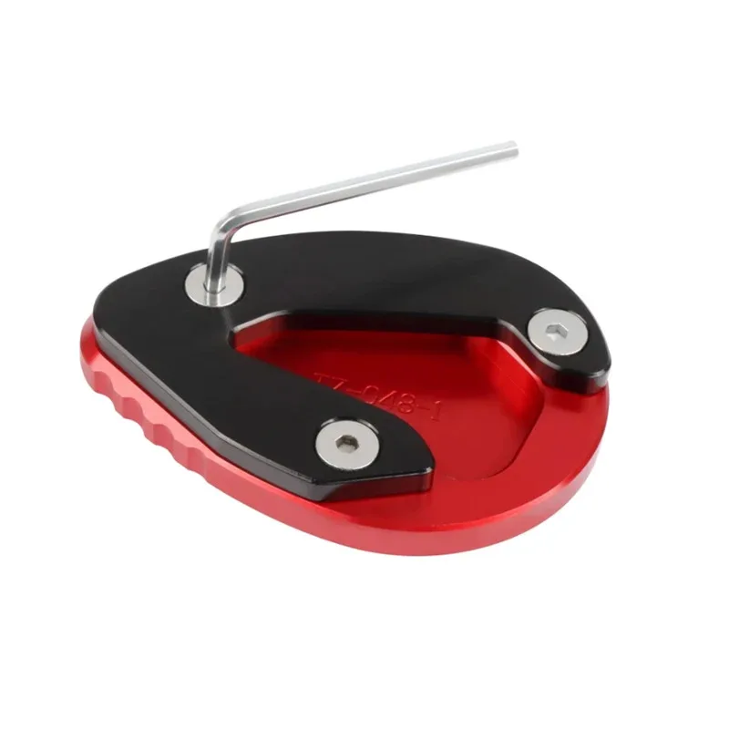 두카티 파니갈레 899 959 1199RS 1299 R FE/S V2 V2S 모터사이클 킥스탠드 확장 패드 확대 지지대 사이드 스탠드 플레이트