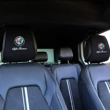 Car Styling Poggiatesta Copertura Anti-sporco Cuscino del Sedile Per Alfa Romeo STELVIO Giulia 159 Giulietta 147 Mito 156 MTO Accessori
