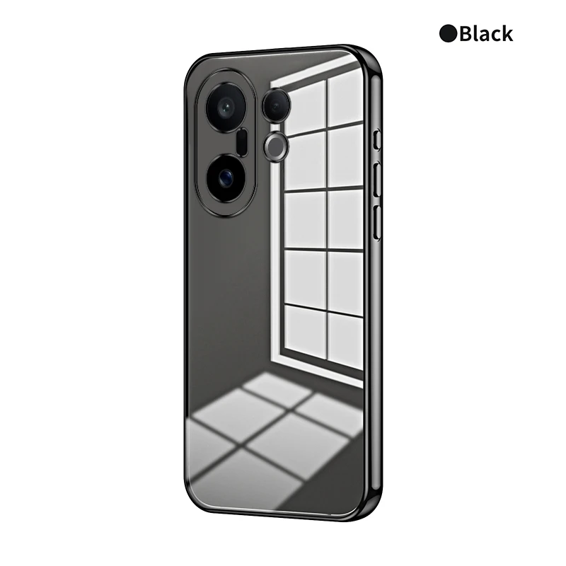 Fashion Electroplating Transparent Silicone TPU Shockproof Case