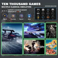 X2 Ultra Video Game Stick Console или ТОЛЬКО 64G Ретро игры Рождественский подарок Двойной беспроводной контроллер 2,4G 4K HD30000 Игры — изображение 5