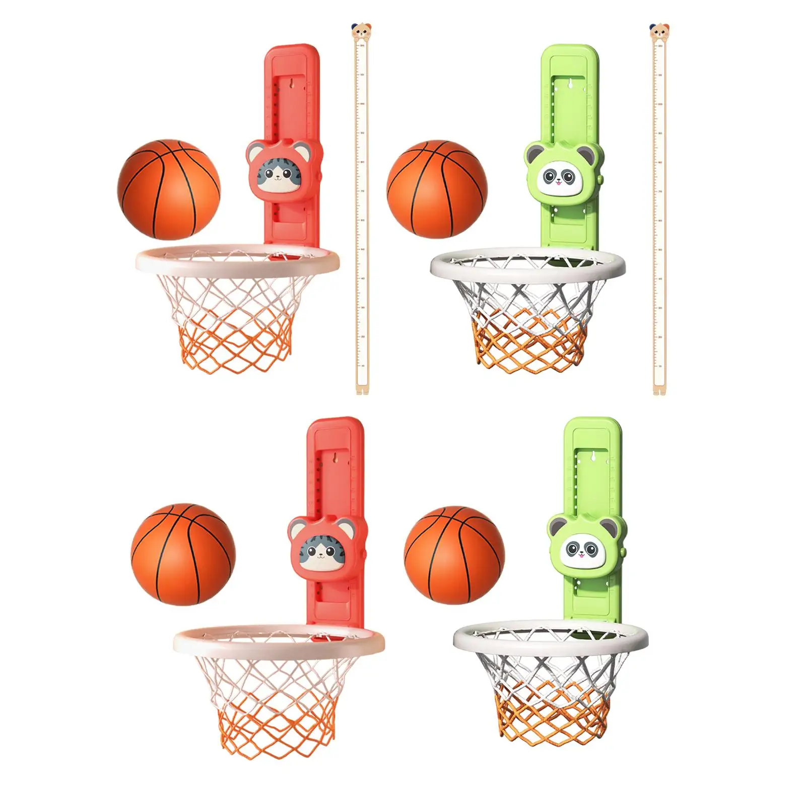 Kids Basketball Hoop Solo Practice Jump High Trainer Touch High Jump Counter