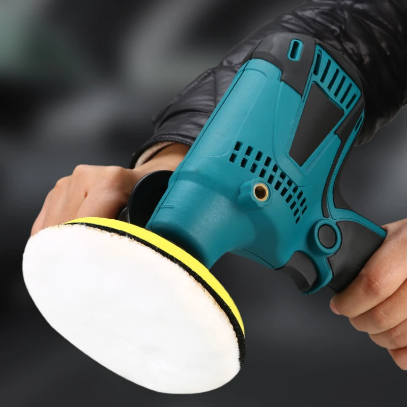 Polishing Machine for Car 220V Automotive Electric Waxing Repairing Wireless Sander Polish 6-speed Adjustment Car Body Polisher