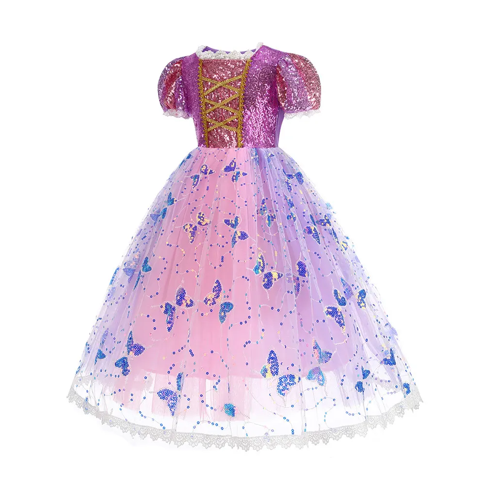 Glowing Rapunzel Princess Dress 2
