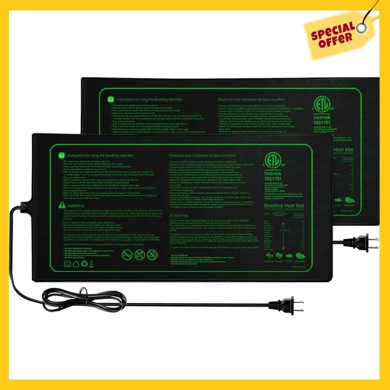 A45G-Seedling Heating Mat,Warm Hydroponic Heating Mat For Seed Starting,Indoor Gardening,Waterproof Plant Mat US Plug