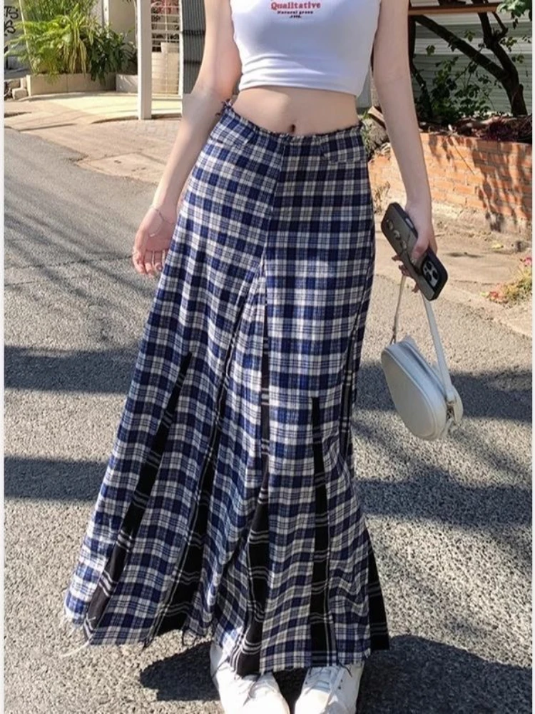【Y2K】Lapaki Paka Plaid A-pleated skirt Y2K】Lapaki Paka Plaid A-pleated skirtY2K】Lapaki Paka Plaid A