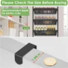 Pantry Door Organizer Over the Door Pantry Organizer with 6-Tier Adjustable Baskets Heavy-Duty Metal Wall Mounted Over 3