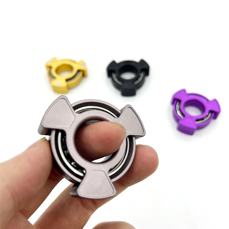 Fidget Spinner Metal Roller Ring For Stress Relief Desk Toy_voghion.com