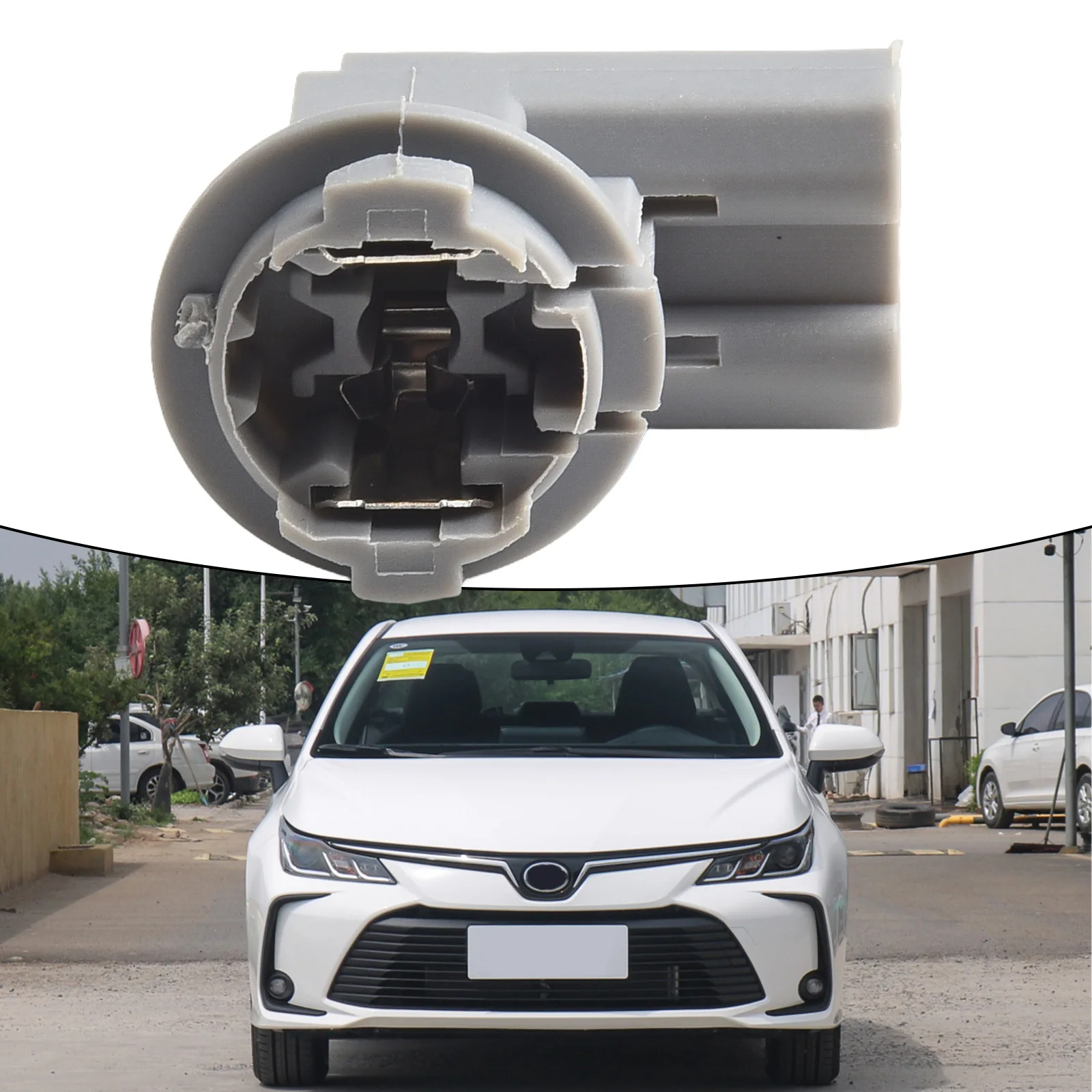 Light Bulb Socket 1x Taillight 81275-12501 For Toyota RAV4 13-16 2.5L Car Lights Plastic Base