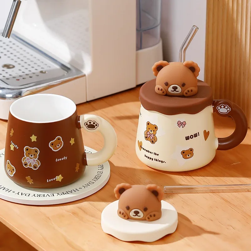 Lovely and Wow Bear Mug