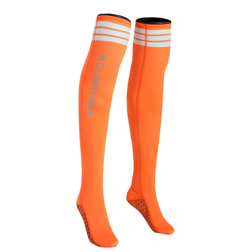 여성용 긴 잠수복 양말, 따뜻한 미끄럼 방지 스타킹 부츠, 스노클링 서핑, 네오프렌 워터 슈즈, 다이빙 장비, 1.5mm