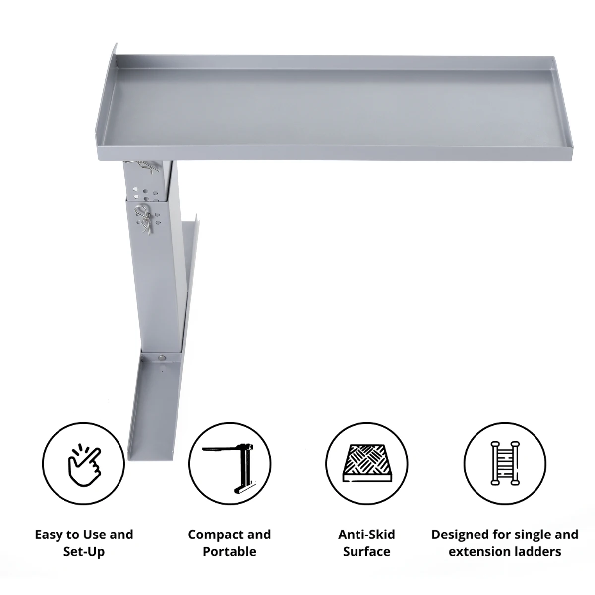 Ladder Leveler Ladder Leg Stabilizer Stair Leveling Extension Tool Security Stair Aide Foldable Design Corrosion Resistance