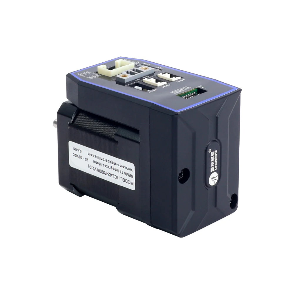 STEPPERONLINE NEMA 17 통합 RS485 폐쇄 루프 스테퍼 모터 0.4Nm 20-36VDC(14비트 증분형 자기 인코더 포함)