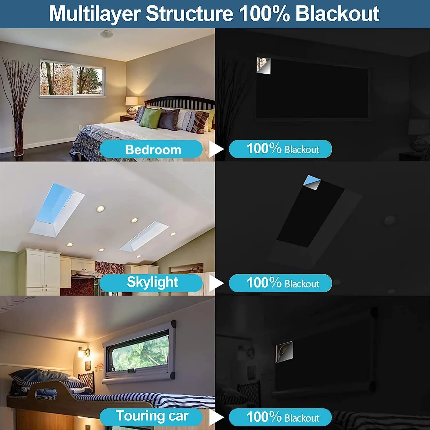Window Film 100 Blackout Darkest House Window Privacy Film Tint Anti Look Cover Glass Windows Cloth Car Stickers Sun Light Block Sticker window film,window privacy film,window sticker