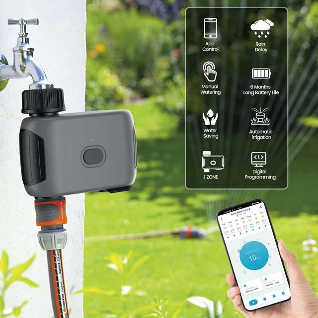 Tuya WiFi Automatic Water Timer Intelligent Irrigation Watering System Sprinkler Timer Garden Programmer Equipment 2