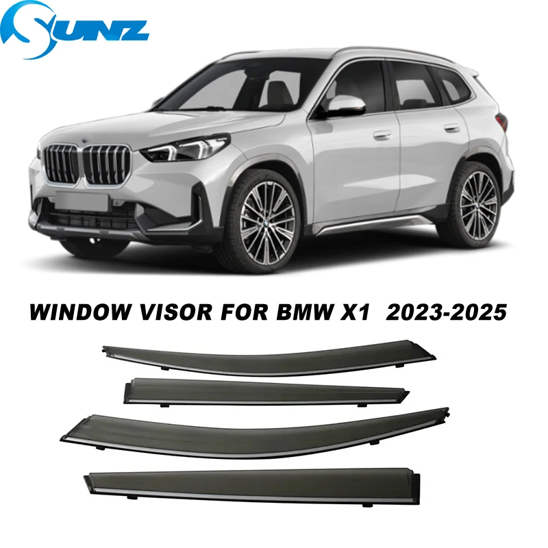 

Car Window Visor For BMW X1 MK3-U11 2023 2024 2025 Weathershield Window Deflector Visor Vent Rain Guard Visor Car Windshield