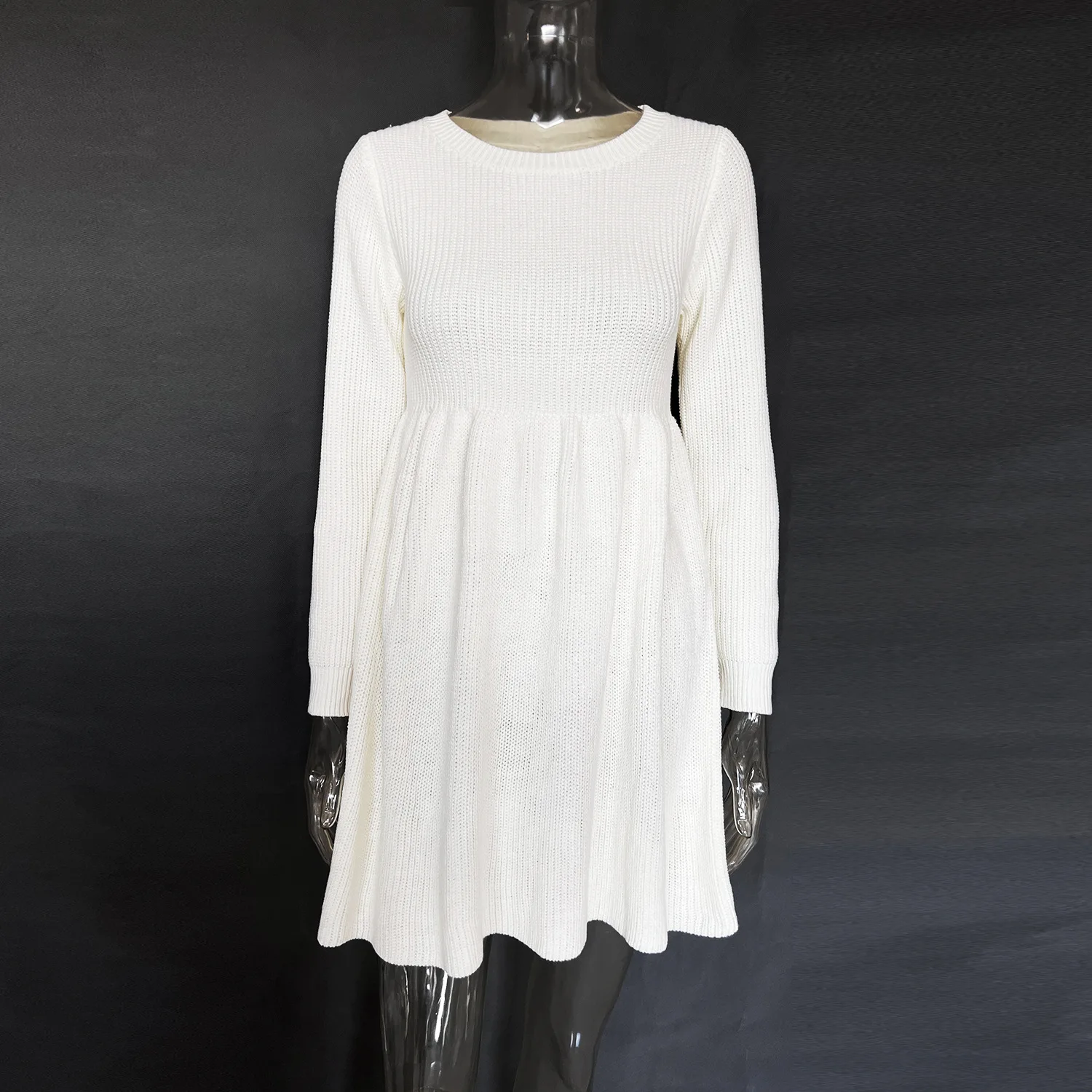 High Waist Hollow Out Fashion Mini Dress Female Elegant Patchwork Solid Pleated Party Dress Slim Long Sleeve Women Dress 7 High Waist Hollow Out Fashion Mini Dress Female Elegant Patchwork Solid Pleated Party Dress Slim Long Sleeve Women Dress