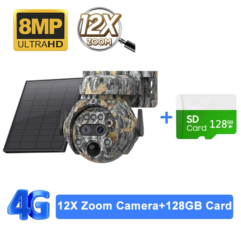 8MP 12X 4G 128 Card