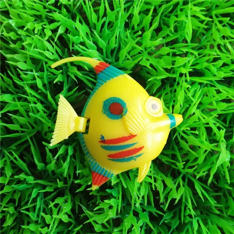 Aquarium Artificial Plastic Fish Colorful Tropical Fishes Ornaments Floating Fish Decor 10pcs for Aquarium fish tank ornaments fish tank decorations aquarium ornaments