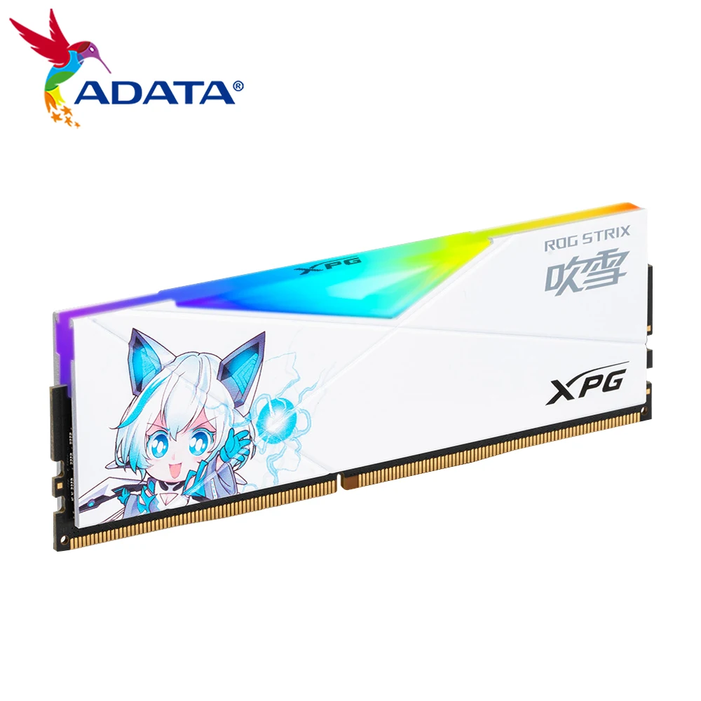 100% 오리지널 ADATA D50 DDR4 RGB 메모리, 데스크탑용 고속 컴퓨터 램 XPG ROG STRIX D50 ddr4, 8GB x 2 3600MHz