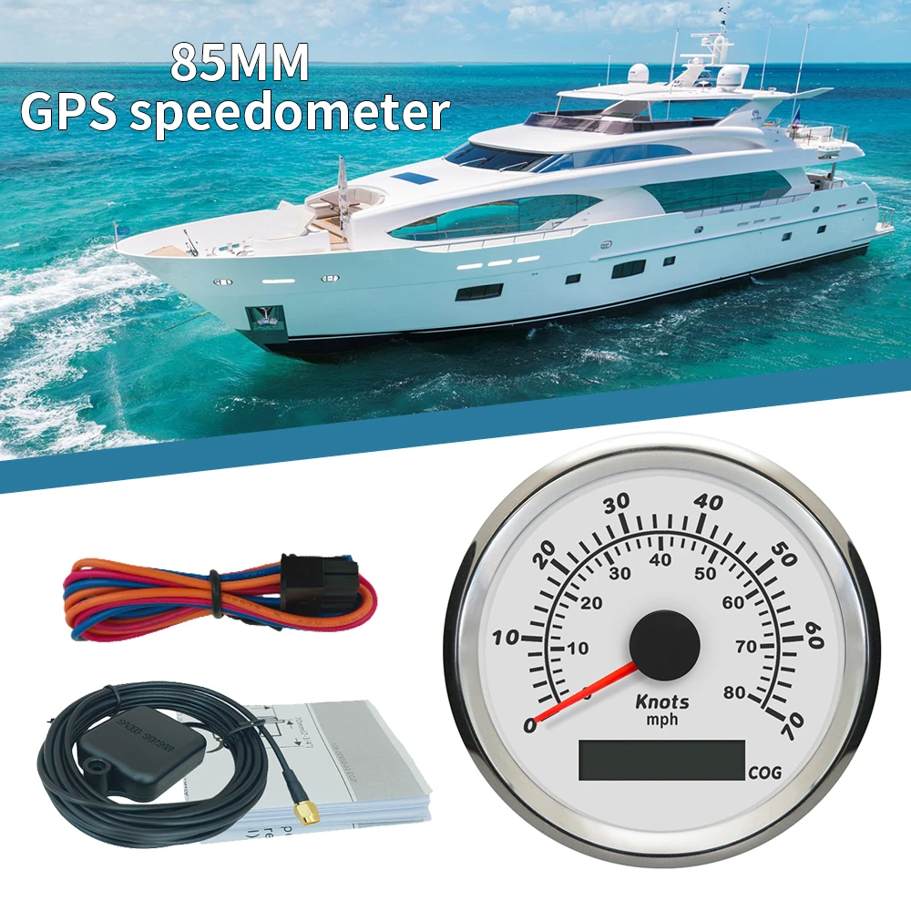 Newest Universal 85mm Waterproof 15 Knots 35 Knots 70 Knots Marine Gps