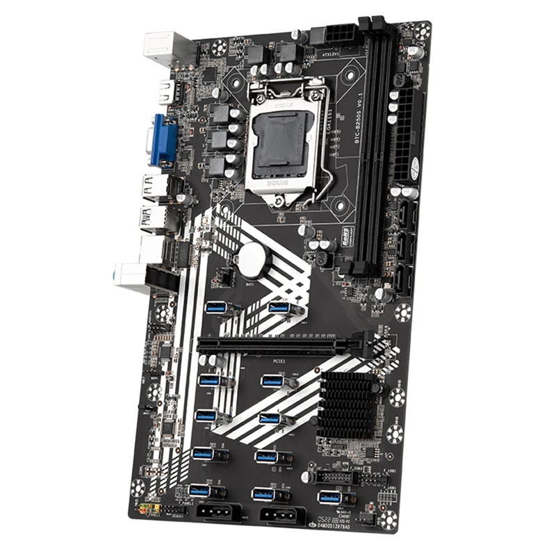 cheap pc motherboard B250S Mining Motherboard+Switch Cable+SATA Cable LGA1151 11XUSB3.0+1XPCIE 16X Slot DDR4 For ETH Miner Motherboard best pc motherboard for music production