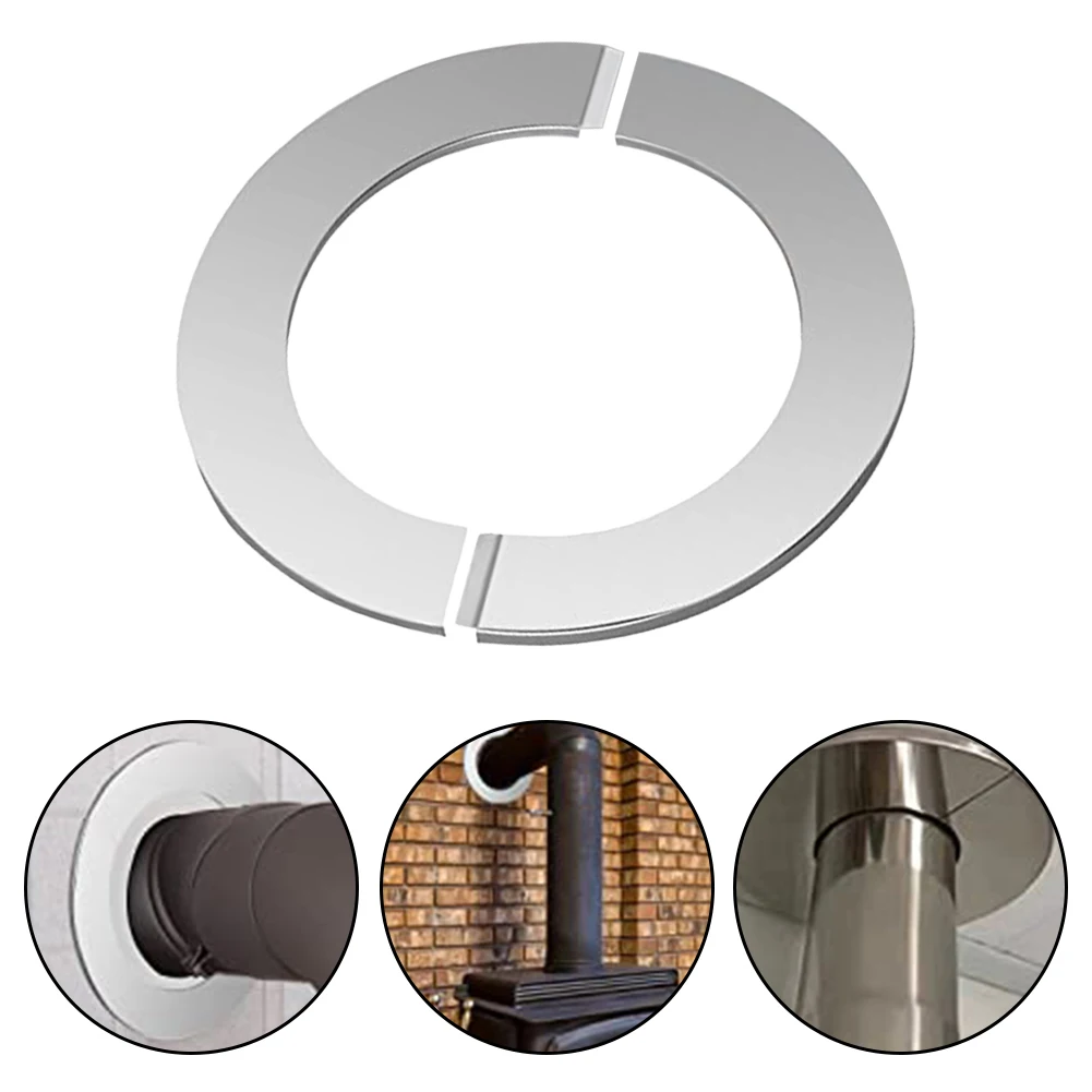 Description Picture 2 of itemStainless Steel Decorative Cover Faucet Pipe Gas Water Heater Cover Shower Cover For Gas Wall Boiler Extractors Exhaust Holes