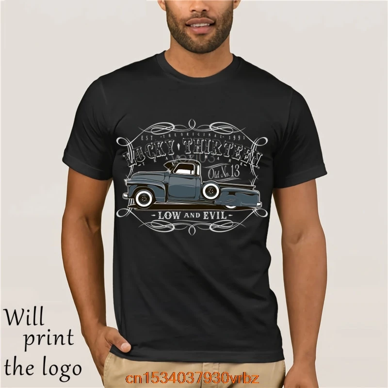 Fortunato 13 T Degli Uomini Della Cicia Dragger Pick Up Camion Hot Rod Ratto Kustom Tattoo S-4Xl