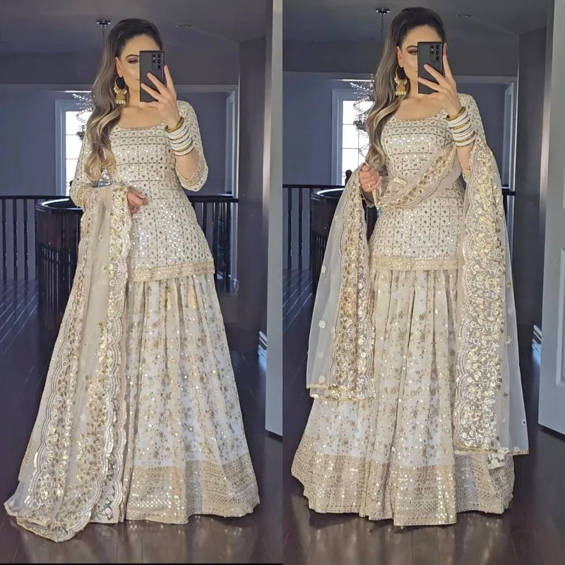 Indian Salwar Kameez Bollywood Suit Wear Wedding Party Ready To Wear