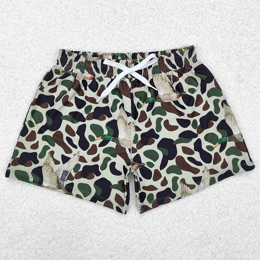 Boys Swim Trunks Baby Boys Summer Crawfish Plaid Trunks Swimsuits