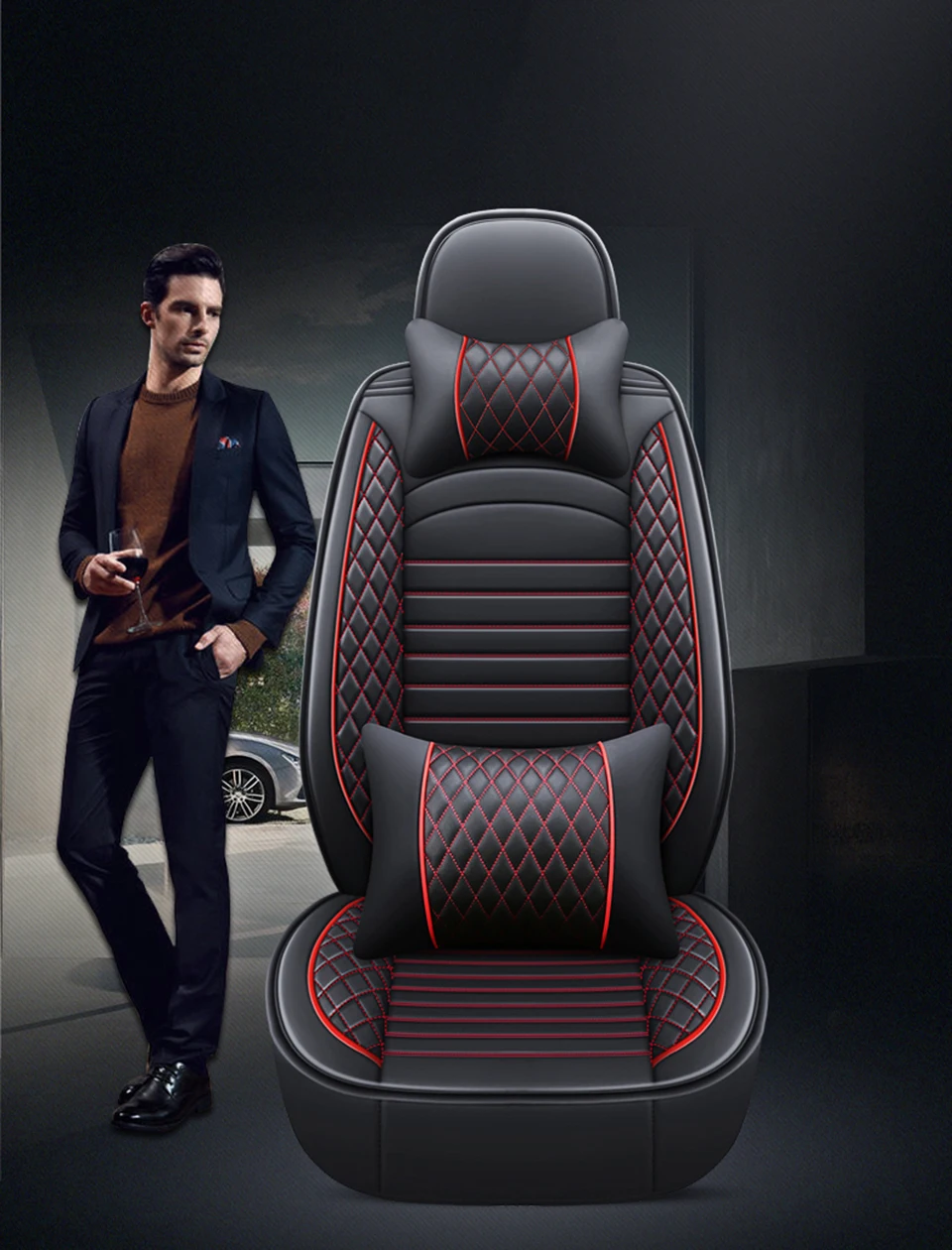 Juego completo de fundas de cojín para asiento de coche, accesorios  interiores para Seat Ibiza, BMW E91, Touring, Nissan Qashqai J10 J11, envío  directo - AliExpress