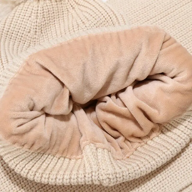 Winter Beanie Warmer Knit Stocking Stuffers Women Hat Scarf Gloves Headband Set For Outdoor Travel_voghion.com