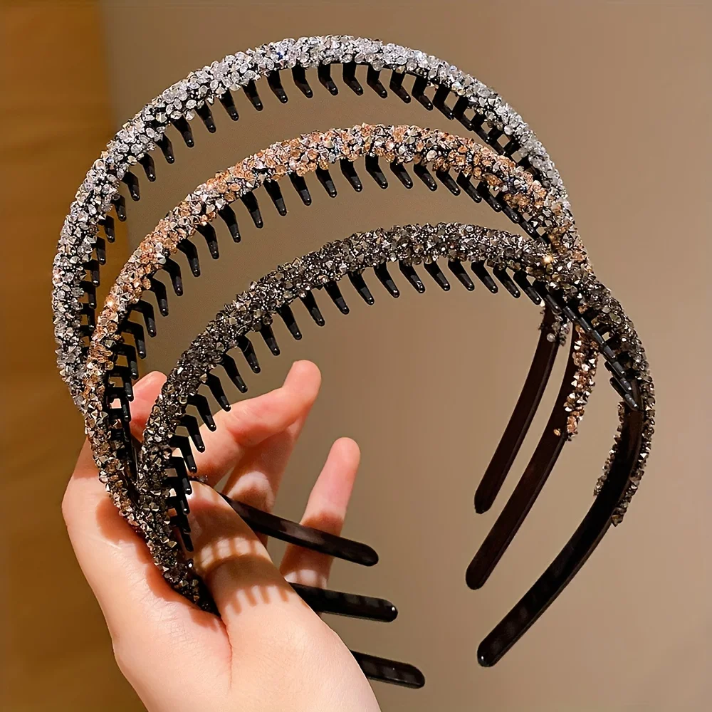 3pcs Girls' Teethed Hairband For Fringe