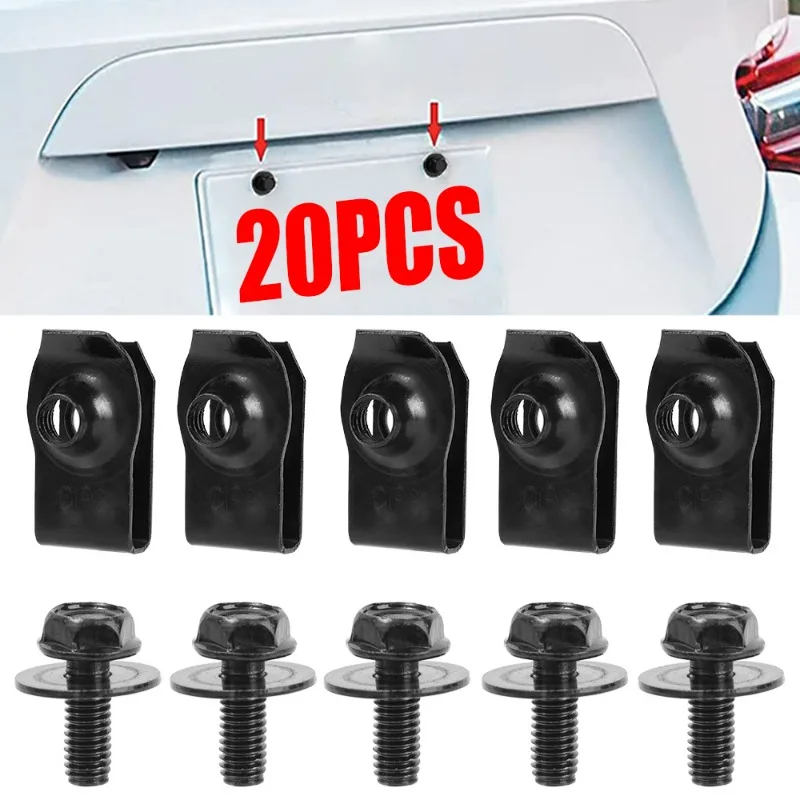 

Car Engine Cover Self-tapping Screw Fastener Auto Body Screws & U-nut Clips Undertray Splash Shield Liner Retainer Rivet Bolts