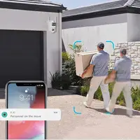 Caméra de permission Extérieure PTZ Wifi 8MP 4K, Dispositif de Sécurité avec Objectif pour Touristes, Écran AI, Poignées Humaines, ECT, Suivi existent, Icsee 6