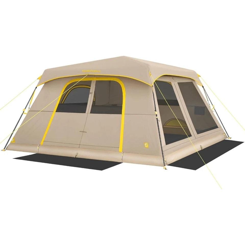 Lightweight 10 Person Instant Camping Tent With Carry Bag