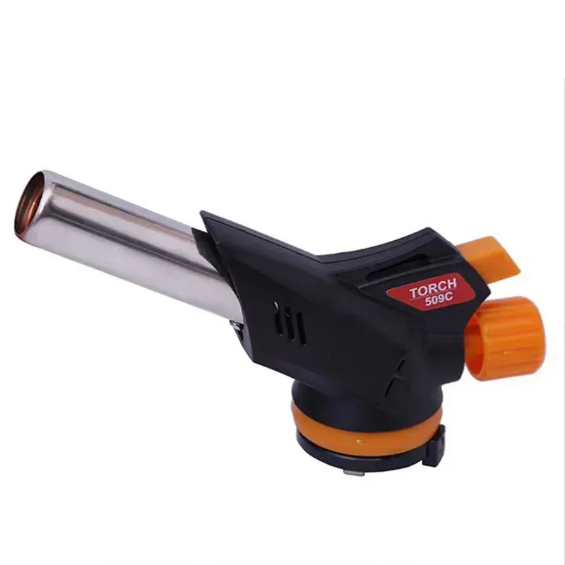 Torch Cooking AutoIgnition Butane Gas Welding-Burner Flame Gun Blow for BBQ Camping