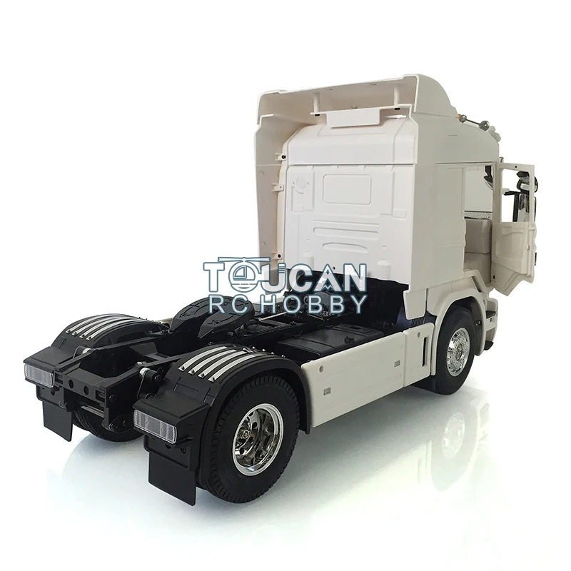 TOUCAN RC 1/14 RC 트랙터 전기 트럭, 원격 제어 자동차, 스포트라이트 후크 에어컨 장난감, 성인용 THZH0980, 4*2