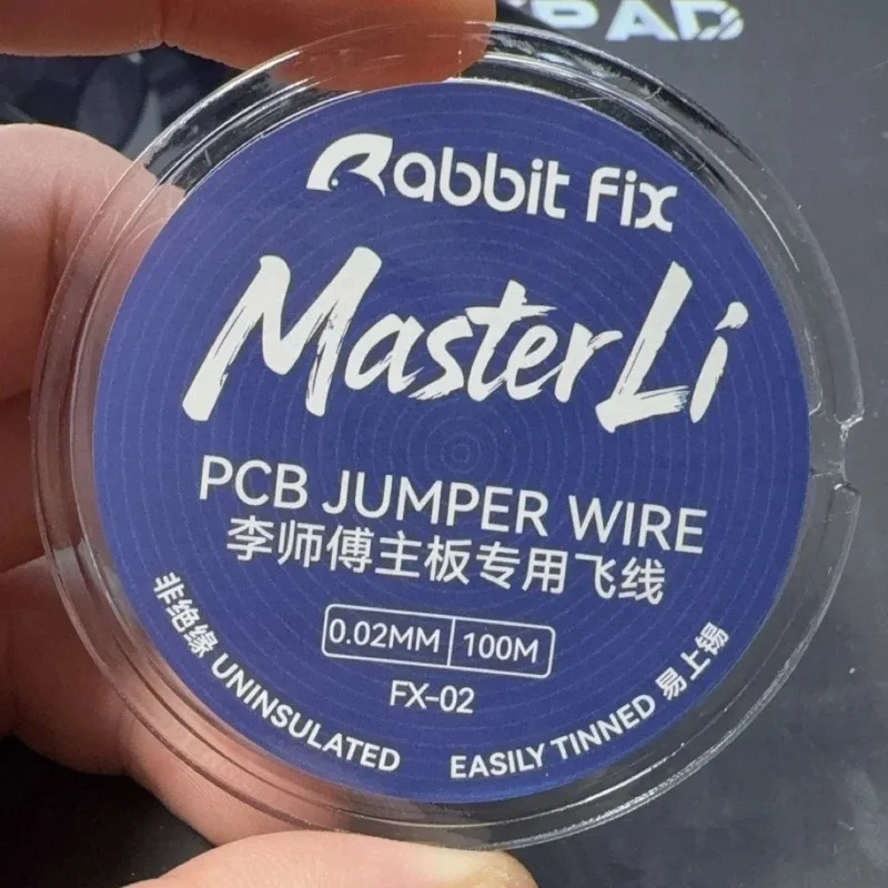 Rabbit Fix 초소프트 점퍼 와이어 내구성이 뛰어난 비절연 전자 및 마더보드 수리용 우수한 전도성