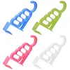Door Hanging Foldable Clothes Hanger MultiFunction Drying Rack Storage 5 Hole Suit Bathroom door Storage Rack 6