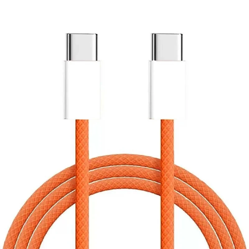 3개입 PD 60W 듀얼 USB-C 고속 충전 케이블 아이폰 15 16 17 Pro Max 15 16 Plus 16e Air 타입 C to 타입 C 브레이디드 데이터 케이블 1m