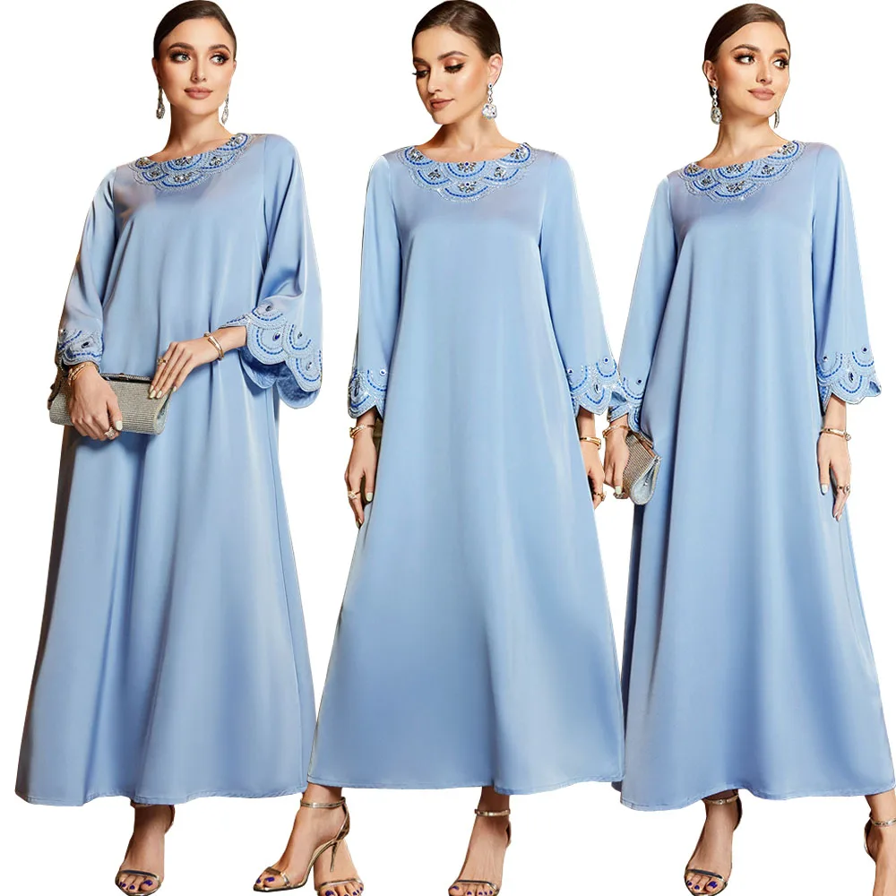 

Ramadan Eid Mubarak Kaftan Dubai Abaya Turkey Islam Muslim Arabic Long Dress Abayas For Women Caftan Robe Musulmane Longue Femme