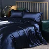 Luxury 100% Mulberry Silk Bedding Set with Duvet Cover Set Double King Queen Size Bedding Cover Kit 4pcs Bed Cover Bed Linen Set 6