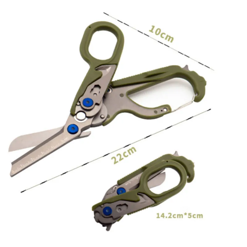 Multifunctional Raptor Response Shears Folding Scissors Outdoor