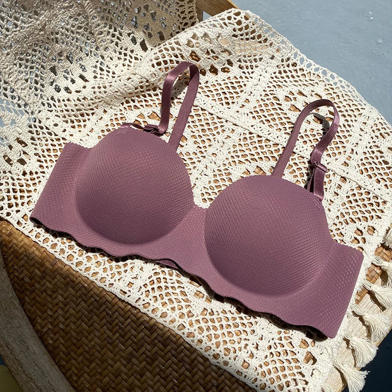 New Sexy Women Bras Solid Seamless Underwear Adjustable Push Up